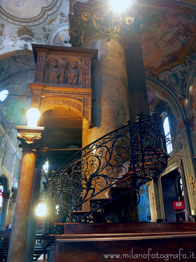 Monza (Monza e Brianza, Italy) - Stairs of the pulpit of the Cathedral of Monza